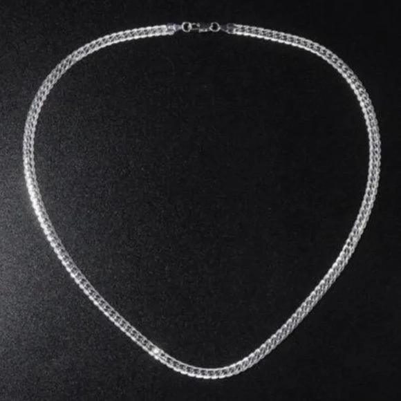 “18” NEW 925 STERLING SILVER SNAKE CHAIN NECKLACE, NICE NECKLACE, CUTE NECKLACE - Picture 4 of 5
